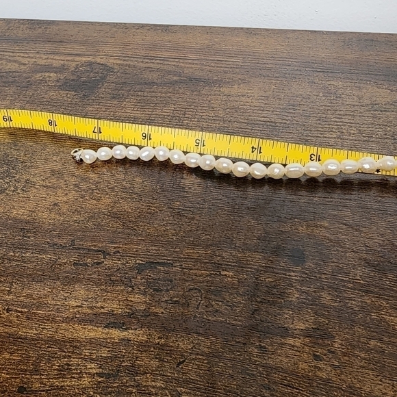 FRESHWATER Pearl Mother Of Pearl Flower Necklace Sterling Silver Hawaiian Shell. - Picture 7 of 16